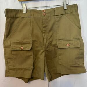 EMS Men’s Size 34 Sport Twill Cargo Shorts Olive Green Outdoor Hiking